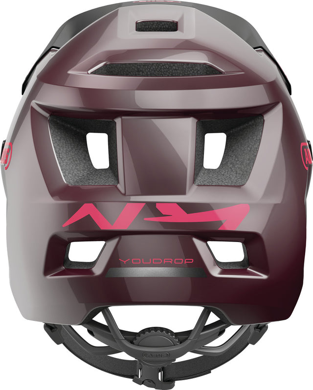 Abus YouDrop Wildberry Red - børnehjelm