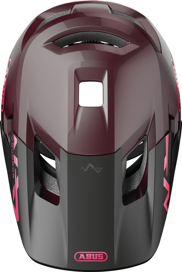 Abus YouDrop Wildberry Red - børnehjelm