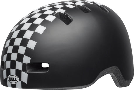 Bell Lil Ripper Børn, Checker mat sort/hvid