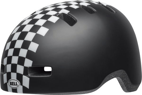 Bell Lil Ripper Børn, Checker mat sort/hvid
