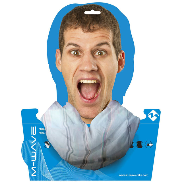 M-WAVE -  Halsedisse - hvid & striber