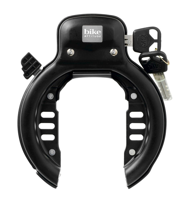 Ringlås Bike Attitude m/2 Bolte Sort / med beslag