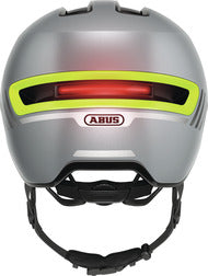 ABUS HUD-Y Signal Silver cykelhjelm – produktbillede 3