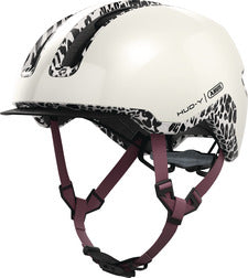 ABUS HUD-Y Leo White cykelhjelm – produktbillede 4