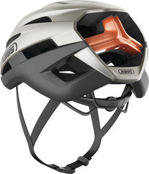 ABUS StormChaser ACE Lunar Silver cykelhjelm – produktbillede 6