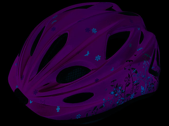 Abus Super Chilly Børnehjelm, Garden Purple