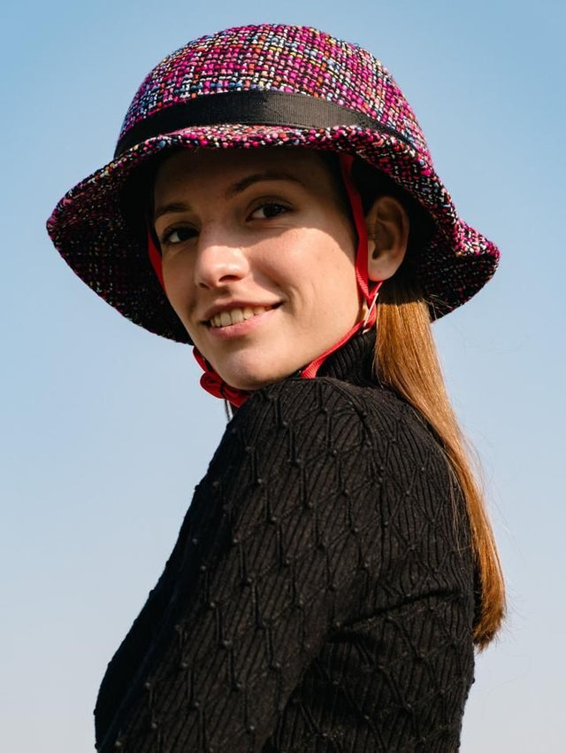 Stropsæt Two til Yakkay cykelhjelm - Ruby Red