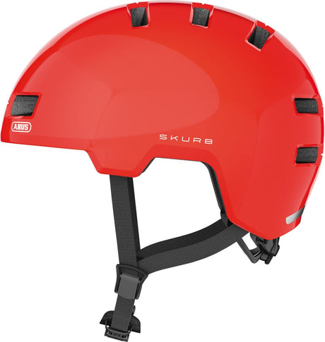 Abus Urban skurb signal orange - Cykelhjelm