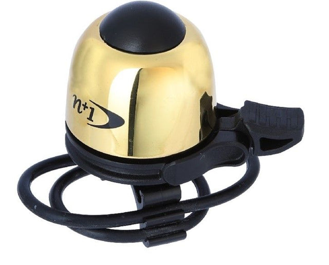 Ringeklokke Bike Attitude messing top sort hammer 27mm m/gummibånd 19,2 - 31,8 mm