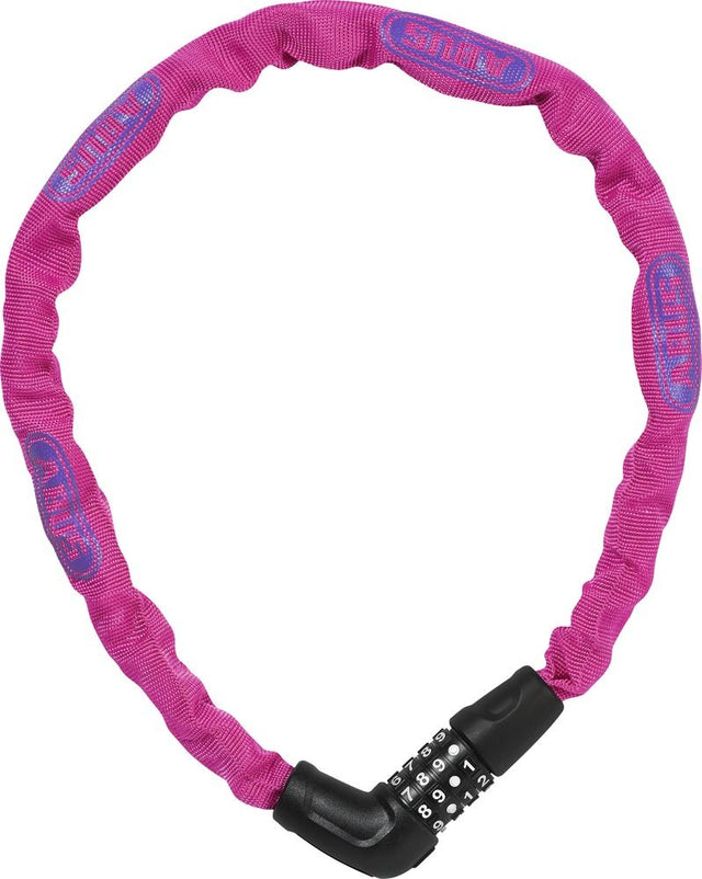 Abus Steel-O-Chain™ 5805C/75 pink, forsikringsgodkendt kædelås - 75 cm