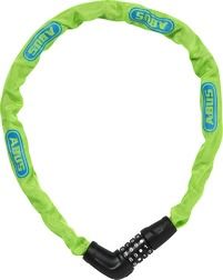Abus Steel-O-Chain™ 5805C/75 lime, forsikringsgodkendt kædelås - 75 cm