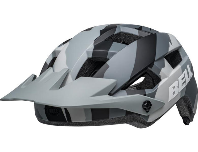 Bell Spark 2 Mips i Matte Grey Camo - Cykelhjelm