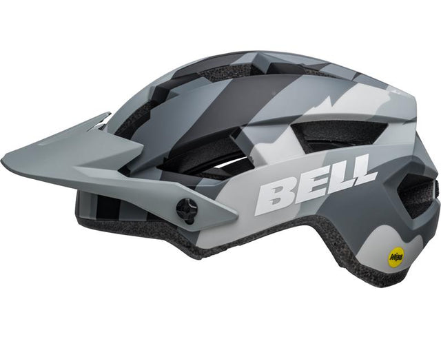 Bell Spark 2 Mips i Matte Grey Camo - Cykelhjelm