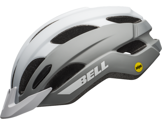 Bell Trace Mips i Matte White/Silver - Cykelhjelm
