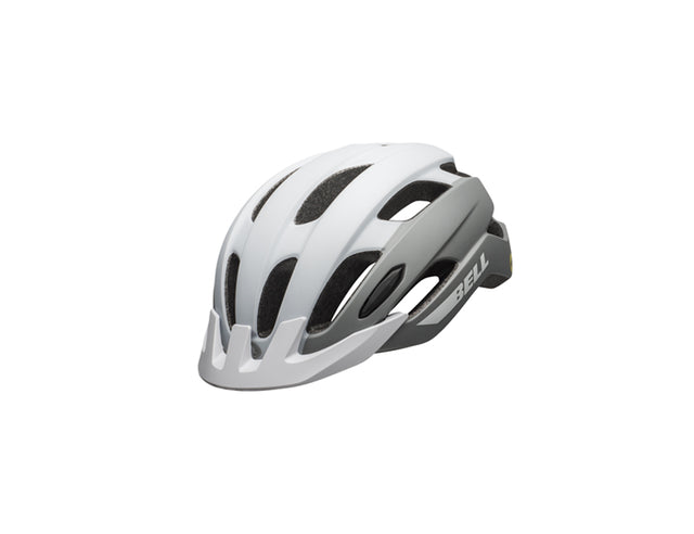Bell Trace Mips i Matte White/Silver - Cykelhjelm
