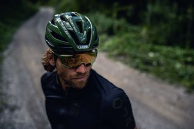 Abus StormChaser race grey, Cykelhjelm