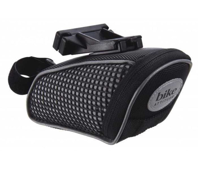 Bike Attitude sadeltaske m. refleks MTB - 1.2L, 3M & QR beslag