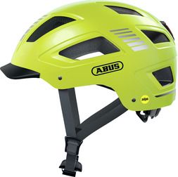 Abus Hyban 2.0 MIPS signal yellow shiny cykelhjelm