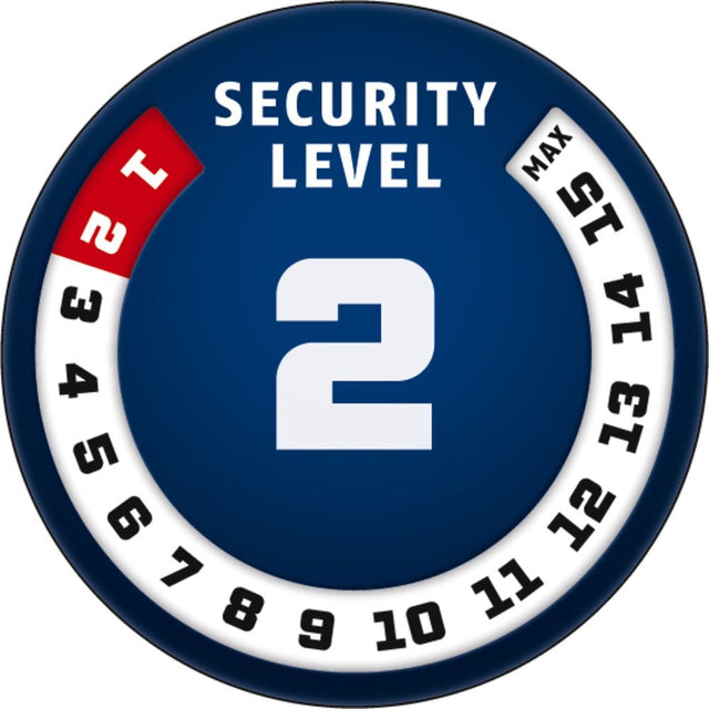 Abus Web-coral kædelås m. kode, 60 cm.