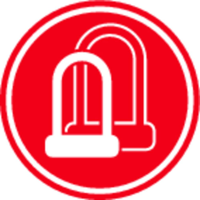 Abus bøjle Cykellås Ultimate 420/150HB140 + USH Rød med nøgle.