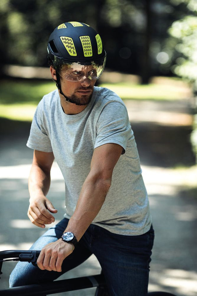 Abus Cykelhjelm Hyban 2.0 ACE signal yellow