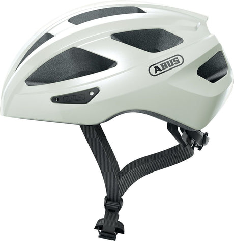 Abus Cykelhjelm Macator, pearl white shiny