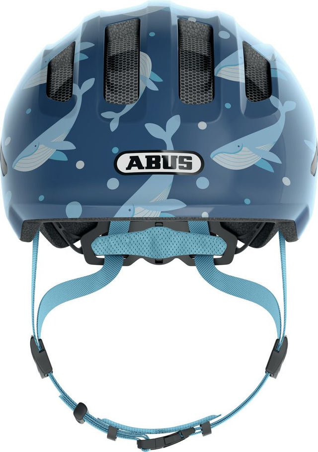 Abus Smiley 3.0 blue whale - børne cykelhjelm