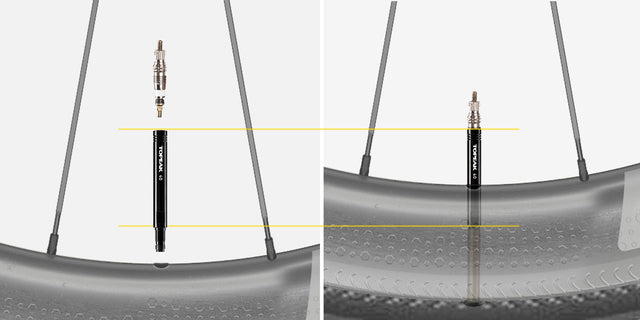 Topeak ventilforlænger 40 mm forlængelse