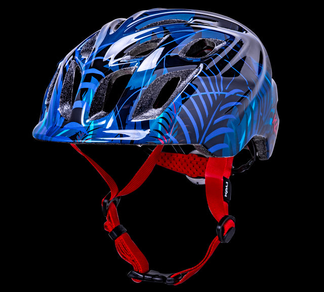 Chakra Child Lighted Jungle Blå - Cykelhjelm