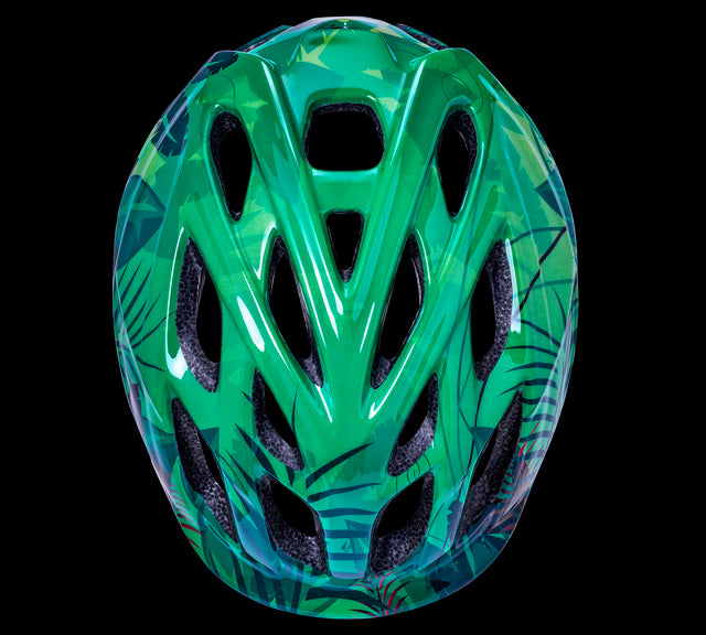 Chakra Child Lighted Jungle Blå - Cykelhjelm