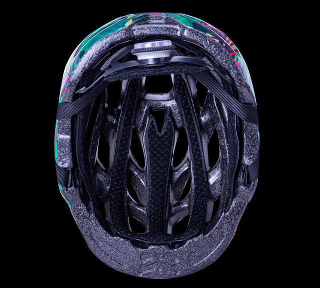 Chakra Child Lighted Jungle Blå - Cykelhjelm