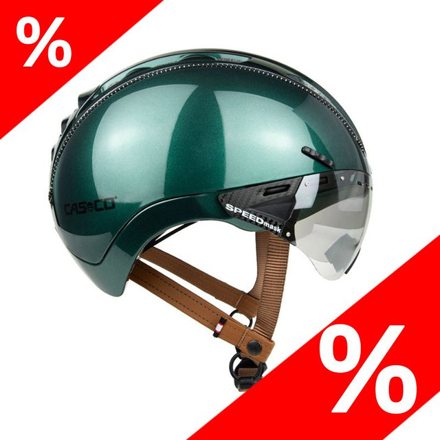 Casco Roadster Plus Boulevard Green cykelhjelm med visir
