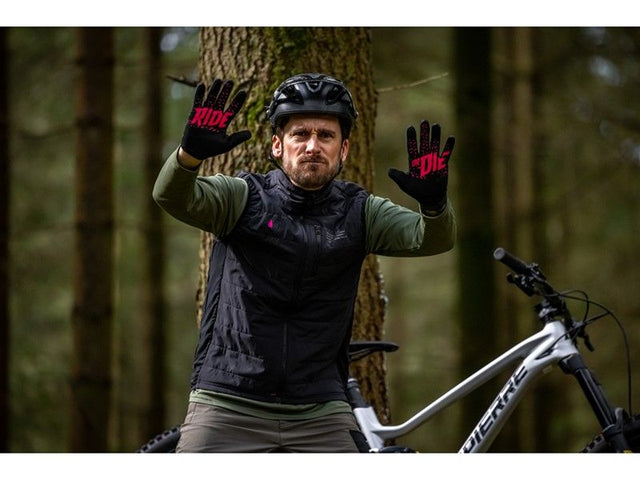 MUC-OFF cykelhandsker mtb ride i grå