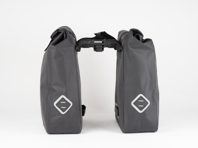 Atran Velo Sidetasker TRAVEL Vandtæt Grå/Sort AVS – billede 2