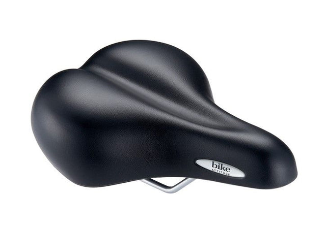 Bike Attitude Comfort Lux Gel cykelsadel m. gel, 205 x 275 mm