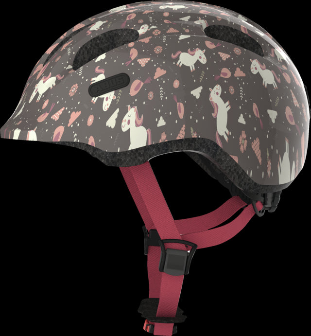 Abus Smiley 2.0 cykelhjelm, rose horse