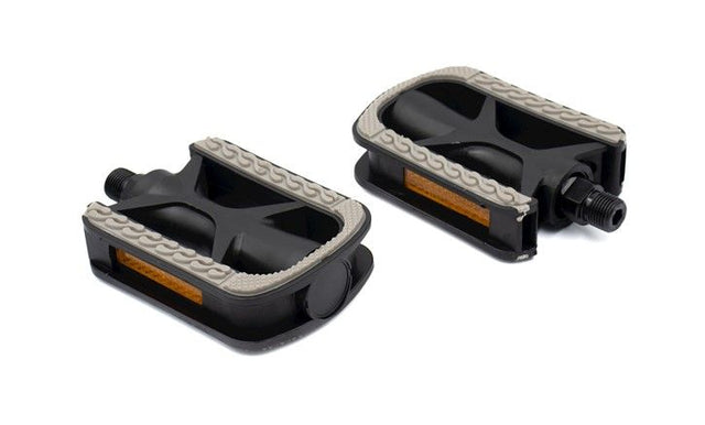 Bike Attitude city sort/grå pedaler 9/16”