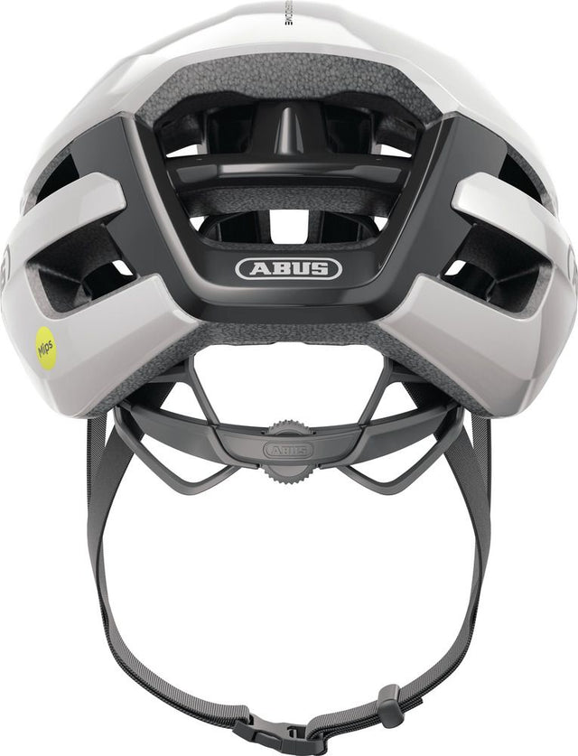 Abus PowerDome MIPS shiny white cykelhjelm