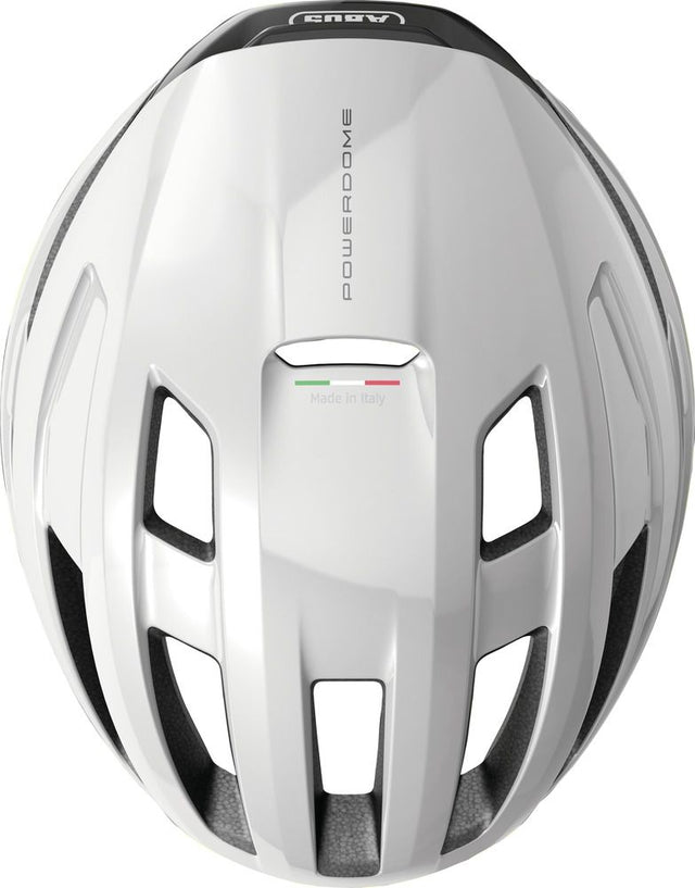 Abus PowerDome MIPS shiny white cykelhjelm