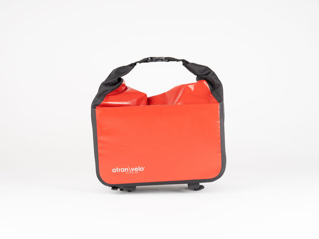 Atran Velo Travel top bagagetaske til AVS bagagebærer, rød/sort, vol. 10.5 L