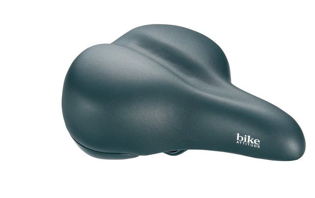 Bike Attitude Comfort cykelsadel m. elastomer, 205 x 245 mm