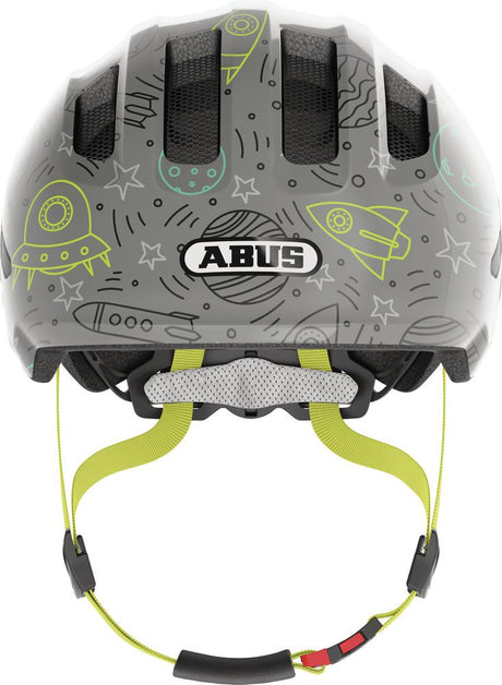Abus Smiley 3.0 LED grey space - børne cykelhjelm