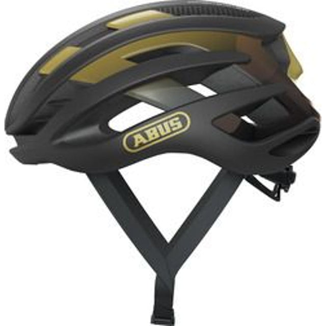 Abus airbreaker black gold cykelhjelm