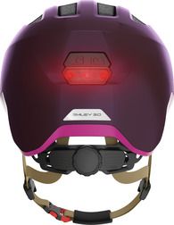 Abus - Smiley 3.0 ACE LED royal purple børnehjelm