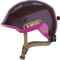 Abus - Smiley 3.0 ACE LED royal purple børnehjelm