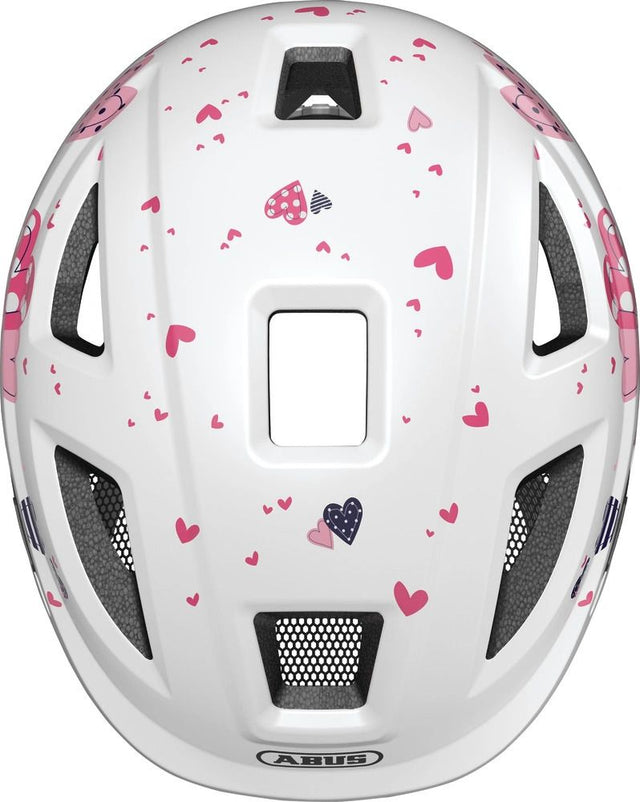 ABUS White heart Anuky 2.0 ACE børnehjelm