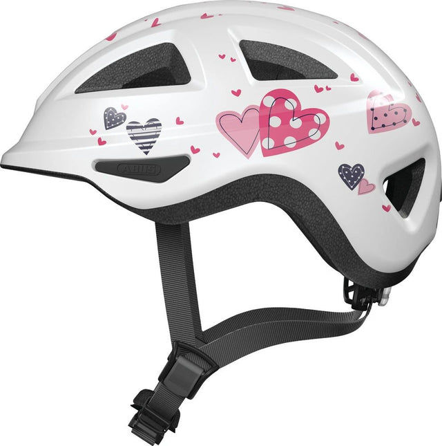 ABUS White heart Anuky 2.0 ACE børnehjelm