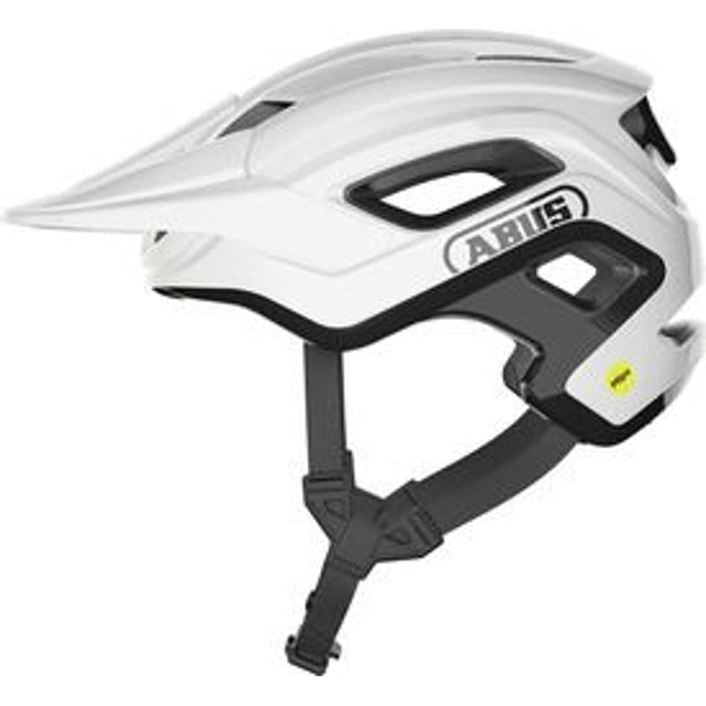 Abus Cliffhanger MIPS shiny white cykelhjelm