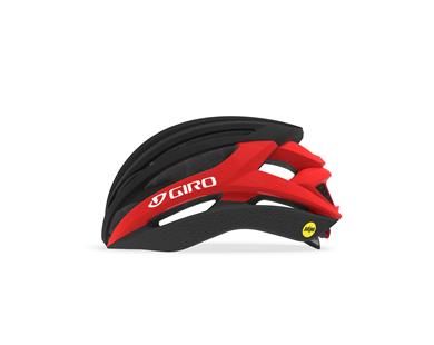 Giro Syntax MIPS cykelhjelm - Mat sort/rød