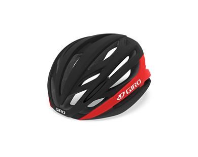 Giro Syntax MIPS cykelhjelm - Mat sort/rød